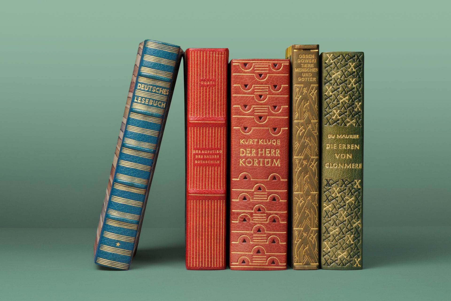 Book covers, Otto Fratzscher, Kunstgewerbeschule Offenbach/Main, 1923–1954