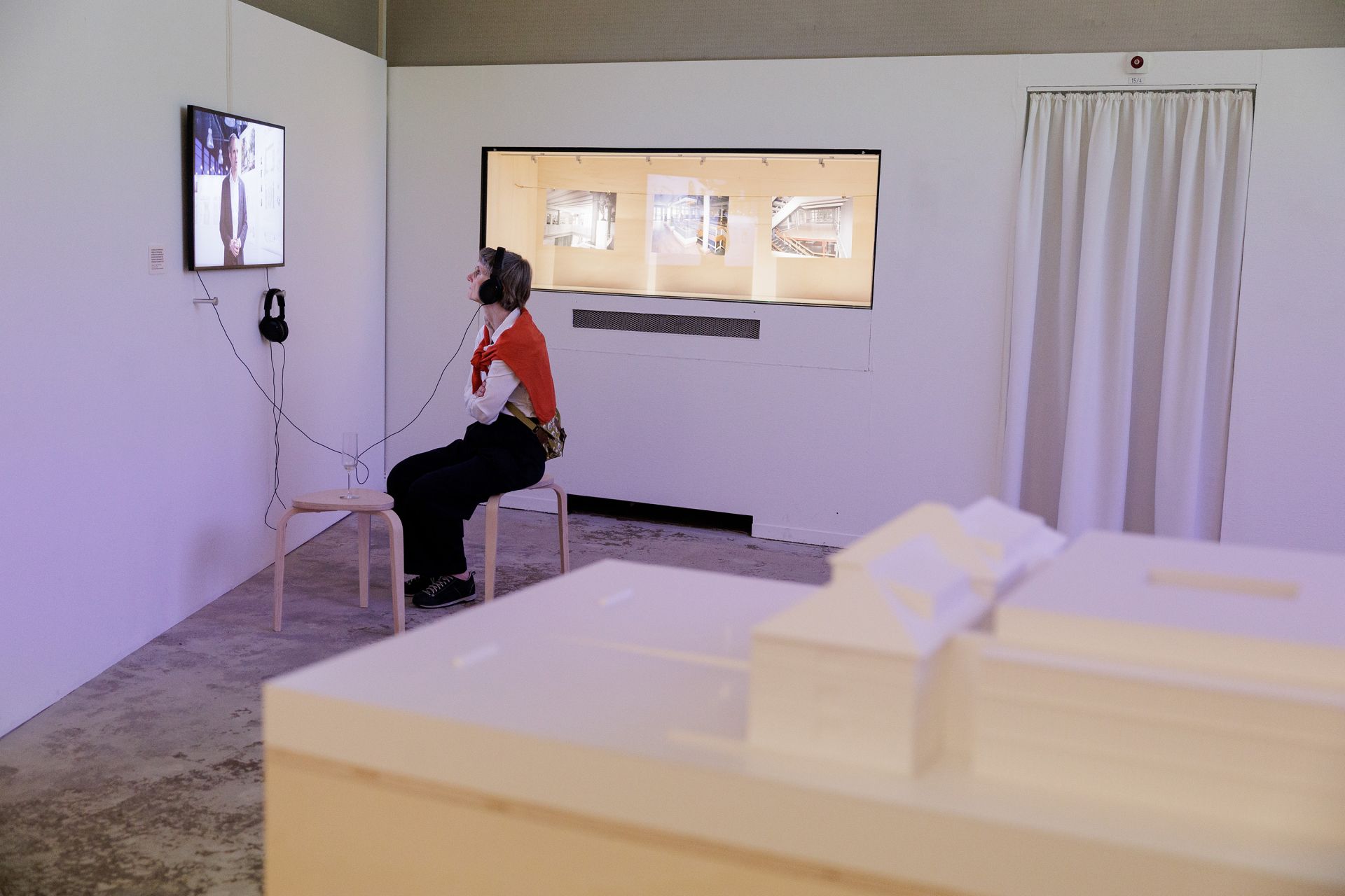 Video installation about the architecture competition exhibition, 2024 Video installation about the architecture competition exhibition, 2024