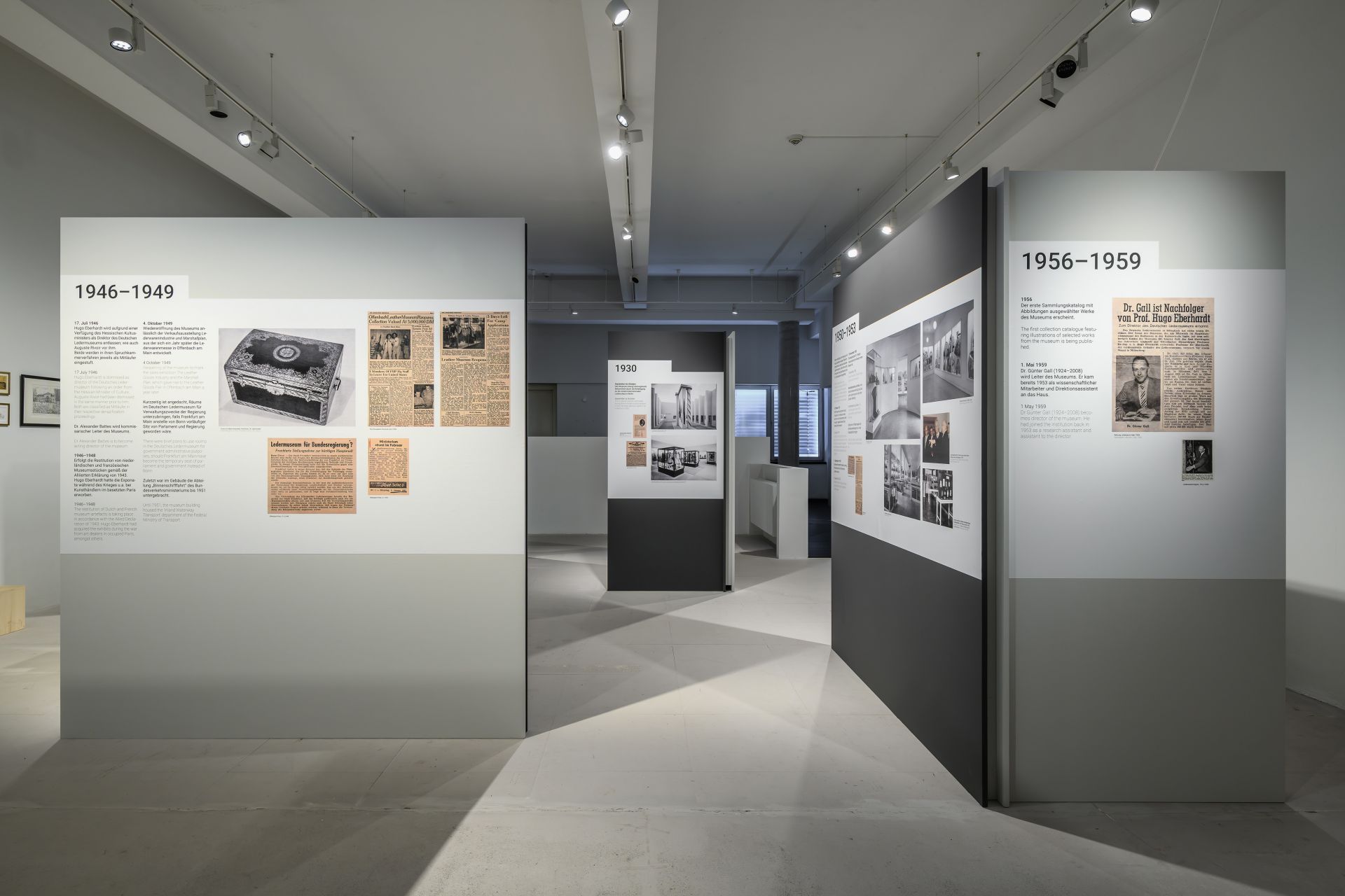 Walkthrough timeline; periods 1946 to 1949 and 1956 to 1959 Walkthrough timeline; periods 1946 to 1949 and 1956 to 1959