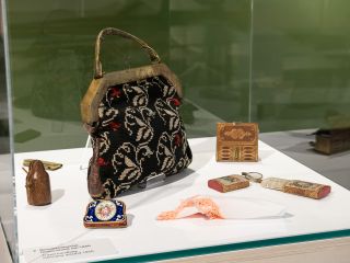 Reisehandtasche, Deutschland, um 1850