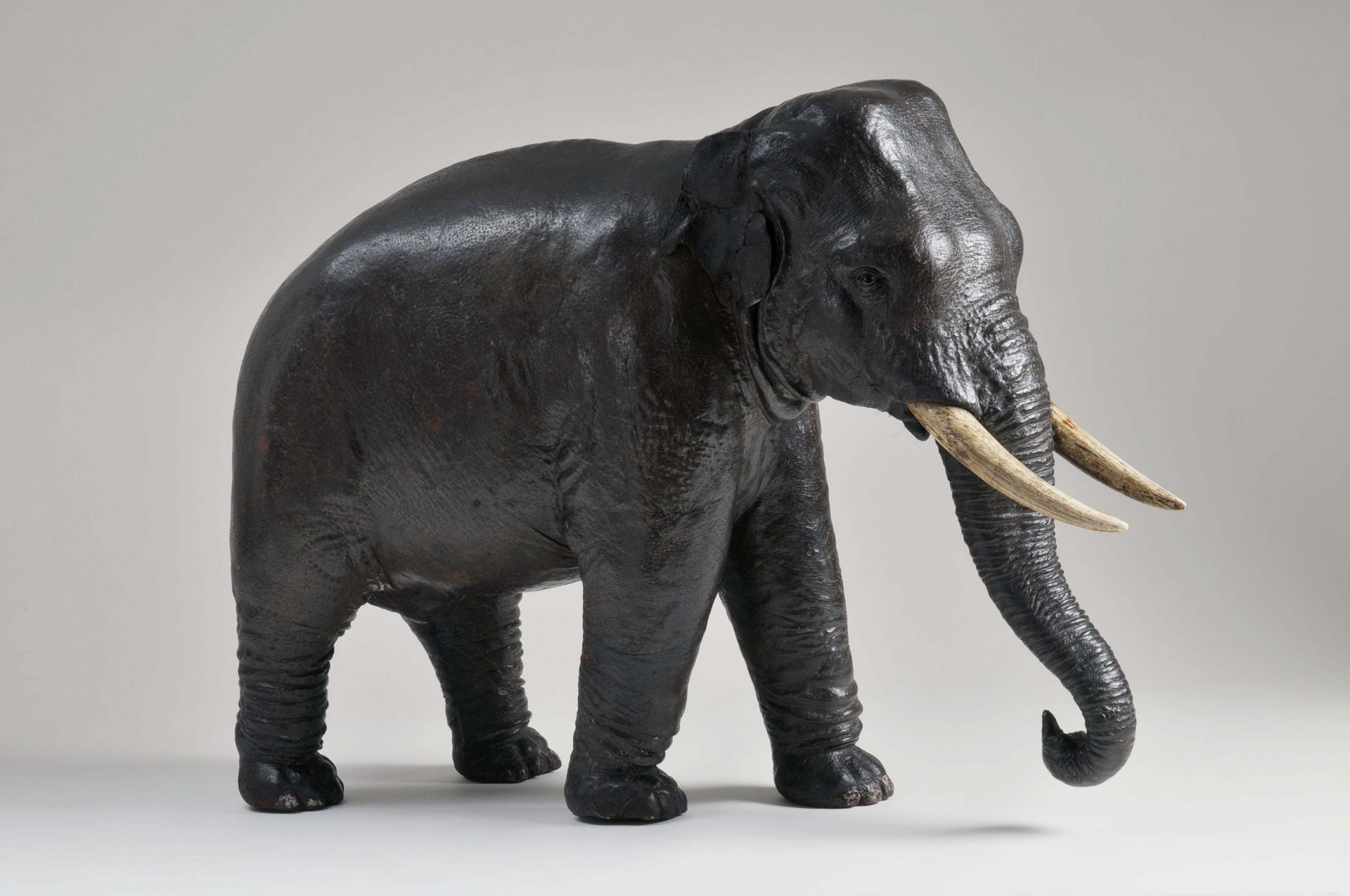 Tierplastik eines Elefanten, vermutlich Europa, 19. Jahrhundert © DLM, C. Perl-Appl