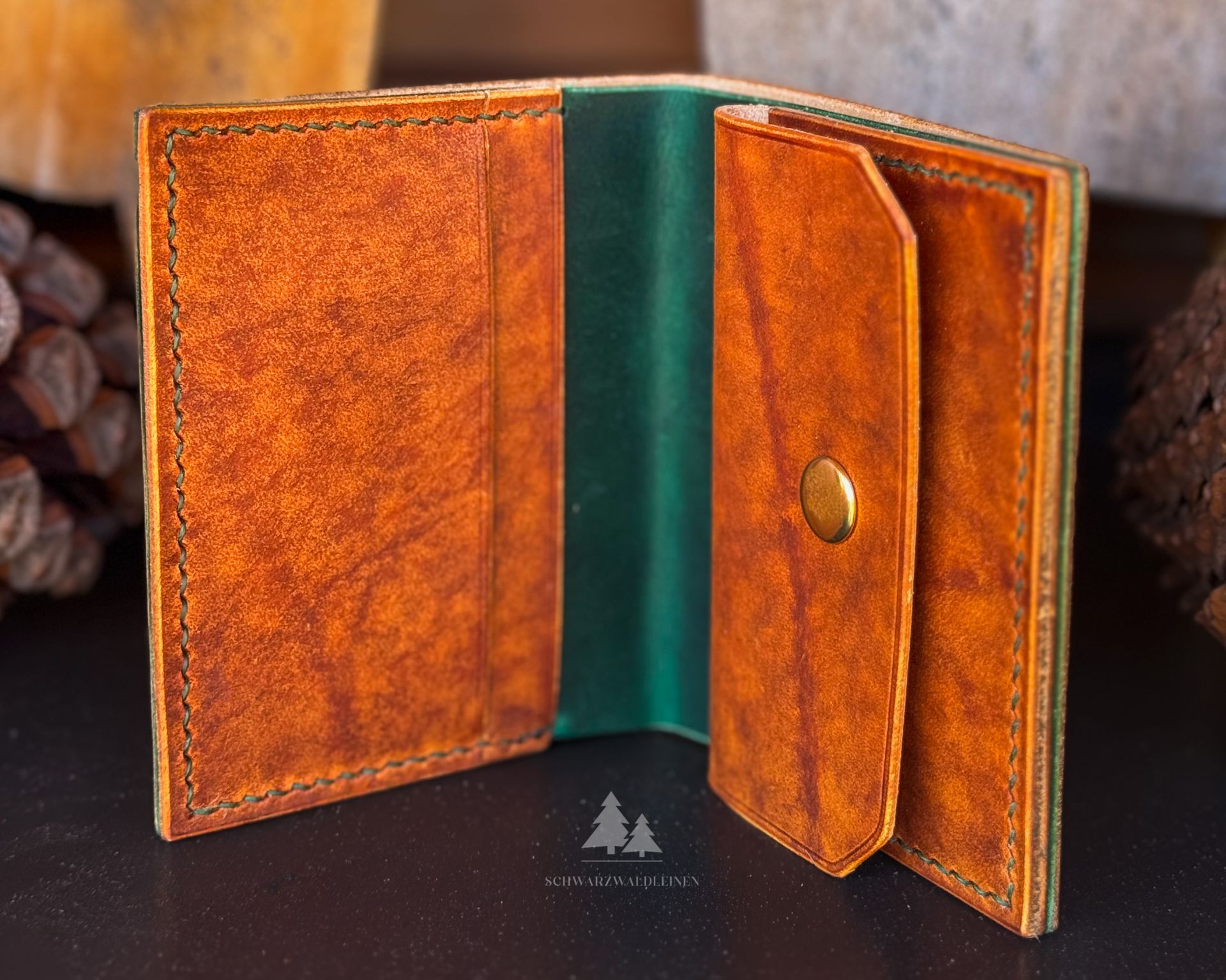 Portemonnaie aus Leder