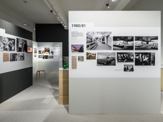 Ausstellungsansicht Am Wendepunkt: Das Deutsche Ledermuseum.