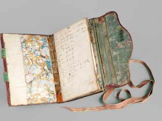 Brieftasche mit Überschlag, Offenbach am Main, um 1785 © Deutsches Ledermuseum, C. Perl-Appl